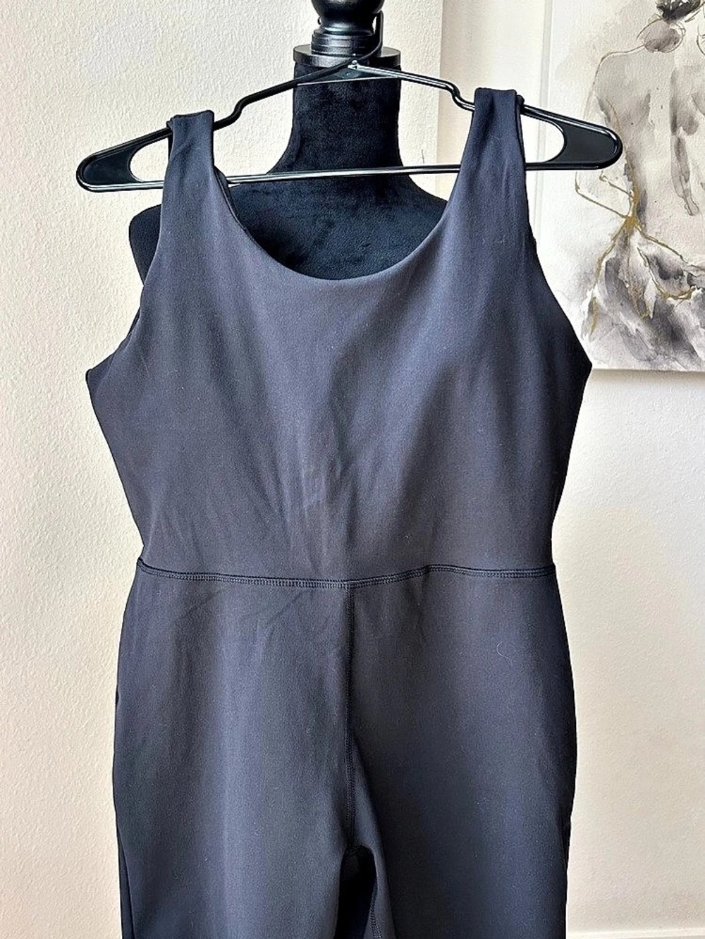 Laundry by Shelli Segal Black Activewear Romper Unitard - L24